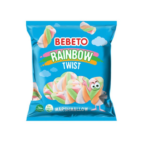 Bebeto marshmallow rainbow twist 60g imprex