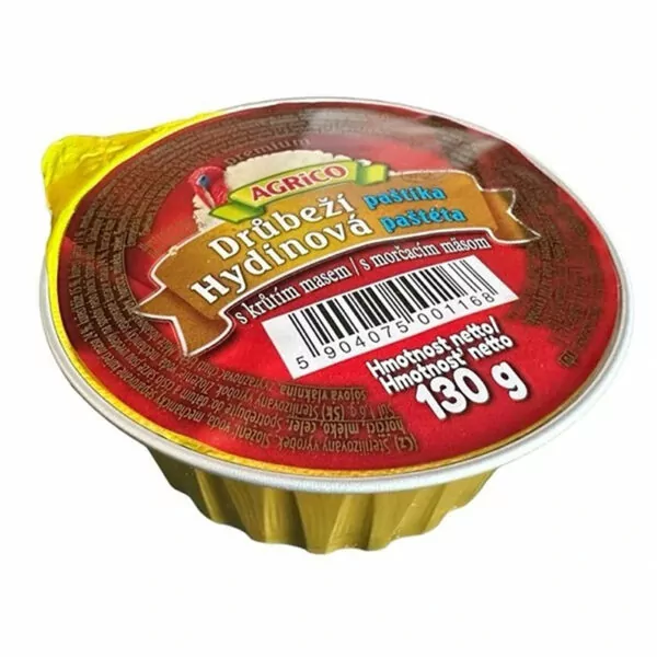 Agrico hydinova pasteta s marcacim masom 130g imprex ranajky vecera chleb pomazanka natierka
