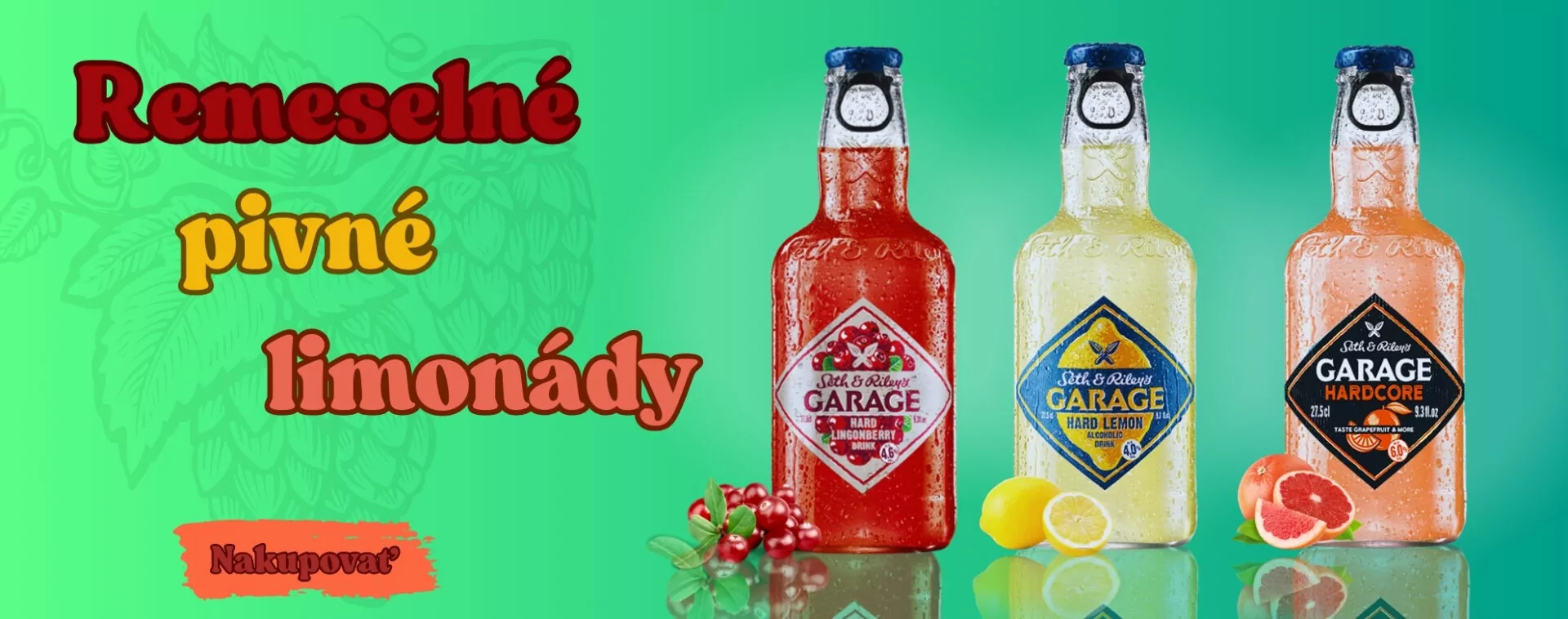 Garage remeselná pivný limonáda