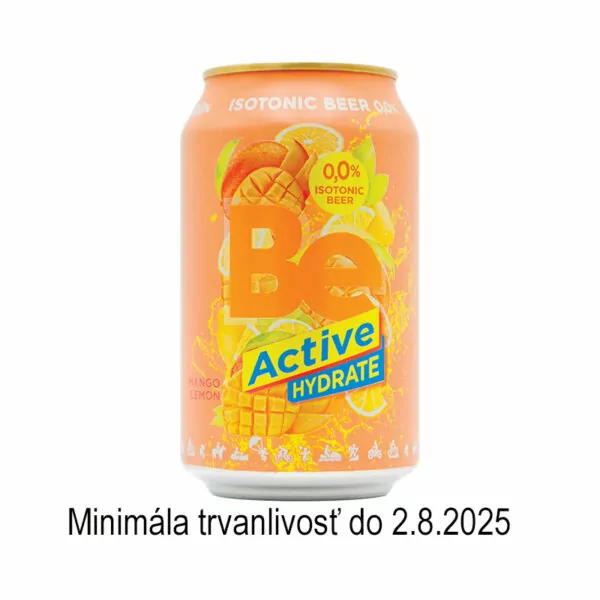 Be Active HYDRATE Mango 330 ml – Hydratačný nápoj s vitamínmi | imprex.sk