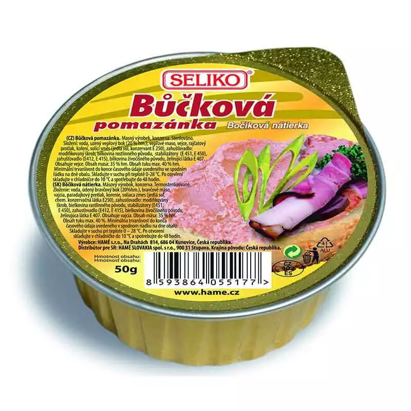 Bôčiková pomazánka Seliko 50g