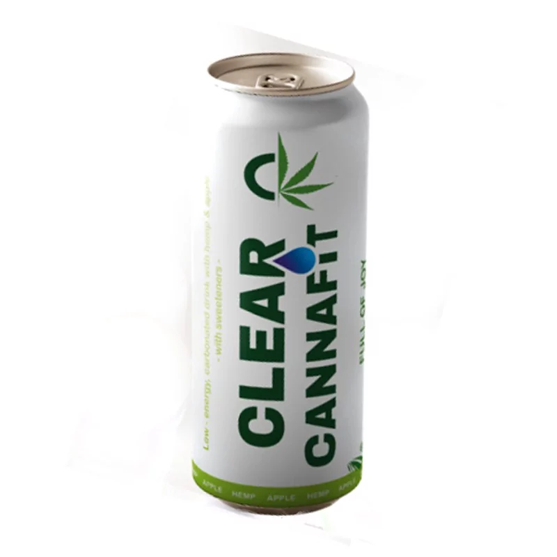 CANNAFIT energetický nápoj jablko 0,25l plech