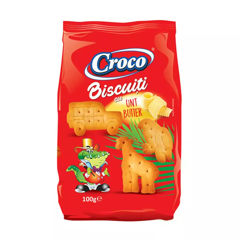CROCO maslové keksíky figúrky 100g