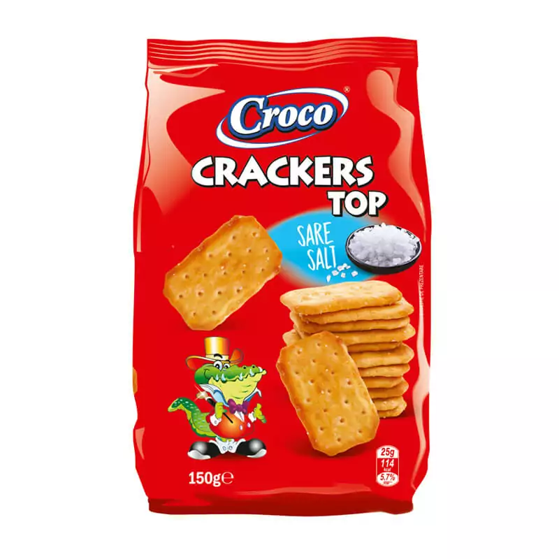 CROCO krekry so soľou 150g