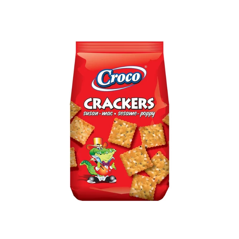 CROCO krekry s makom a sezamom 100g/12