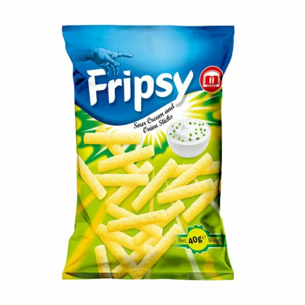 FRIPSY cibulovo smotanovy snack 50g imprex slane