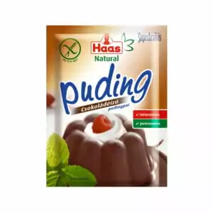 Haas puding s cokoladovou prichutou 44g bez laktozy bez lepku imprex