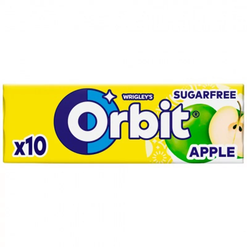 ORBIT Jablko dražé bez cukru 14g