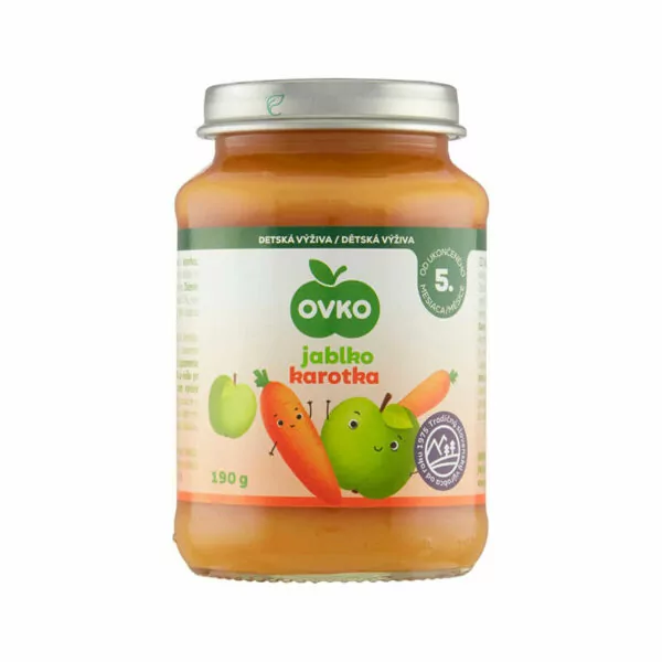 Ovko jablko karotka 190g imprex novofruct detska vyziva