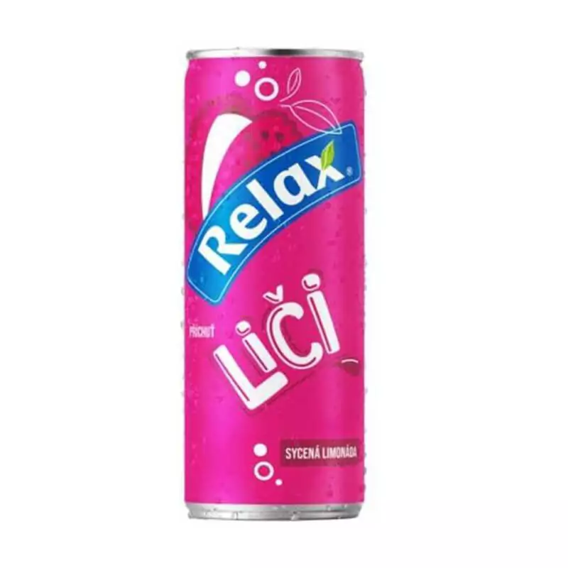 Relax sýtený nápoj Liči 330ml