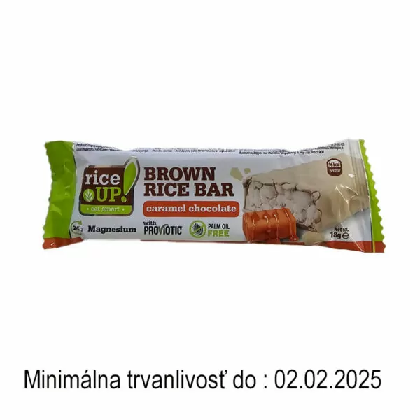 Rice Up Ryžová tyčinka Karamel 18g