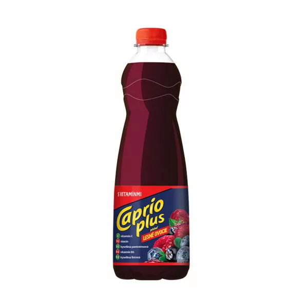 Sirup Caprio plus s vitaminmi s prichutou lesne ovocie 0,7l imprex leto napoj voda