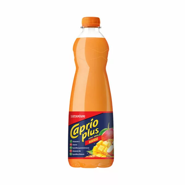 Sirup Caprio plus s vitaminmi s prichutou mango 0,7l leto napoj voda