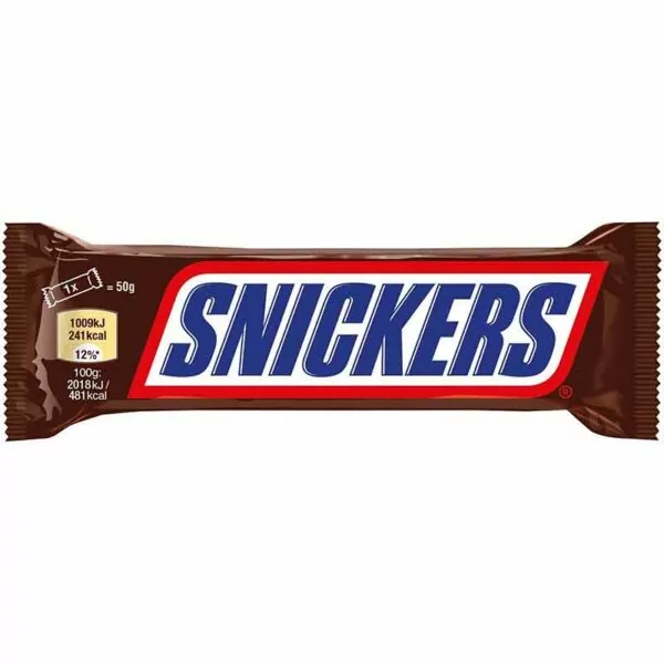 Snickers 50g imprex cokoladova tycinka