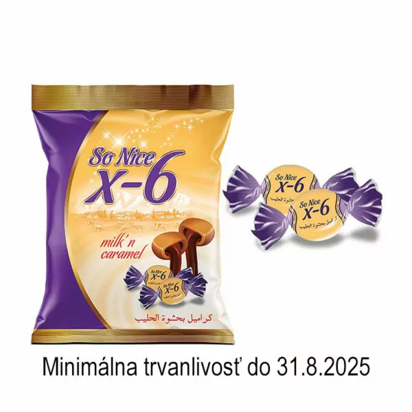 So Nice X-6 mliečne karamelové cukríky 250g