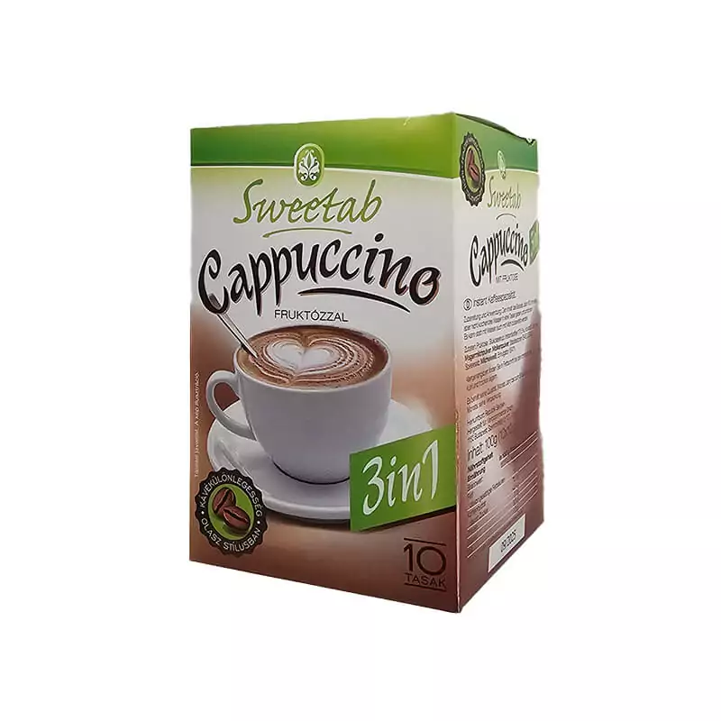 Sweetab Instantná káva 3v1 Capuccino 10x10g