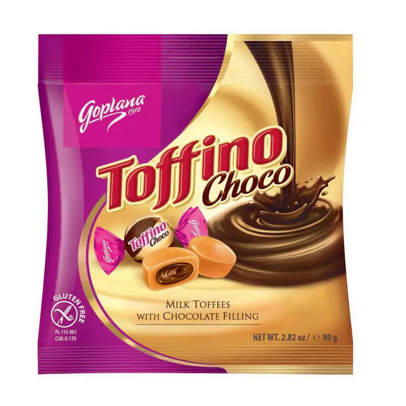 TOFFINO karamelky s príchuťou čokoláda 80g