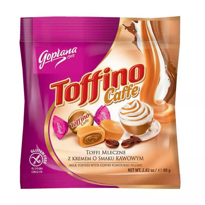 TOFFINO karamelky s príchuťou káva 80g