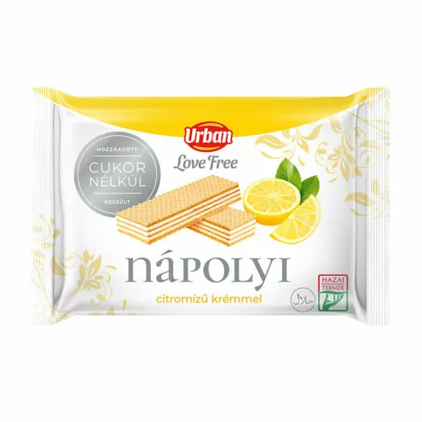 Urban Love free citronove napolitanky 65g imprex ostya napolyi no added sugar