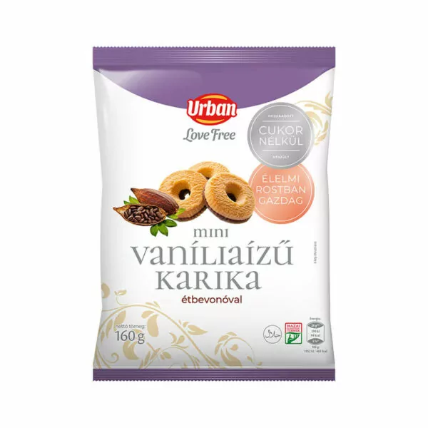 Urban Love free vanilkove kolieska 160g imprex karika pecivo do caju no added sugar