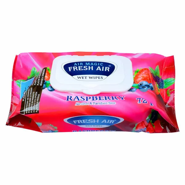 Fresh Air vlhcene utierky raspberry 72ks imprex wet wipes